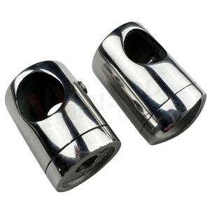 SS 304 316 Балюстрадные фитинги Зеркало Сатинный крест 1/2'' 16mm 19mm Нержавеющая сталь Бар держатель для 38,1mm 44,4mm 2'' трубы