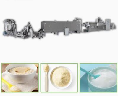 Nutrition Grains Rice Powder Food Extruder Machine / Production Line