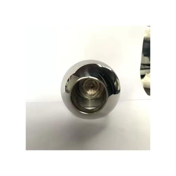 DN15-DN50 304 Floating Straight Through Valve Ball in Silver with Mirror Polished Surface