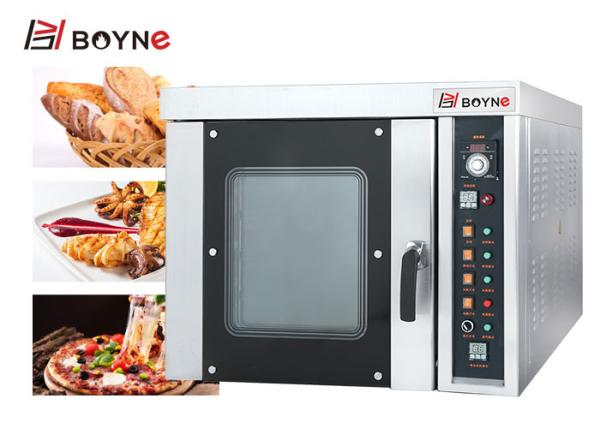 Convecção de aço inoxidável comercial Oven For Bakery Shop do ar quente de cinco camadas