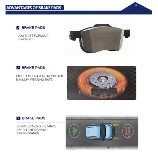 0044205220 Automotive Brake Pads ,  Rear Brake Pad Set For W164 M273 Gl450