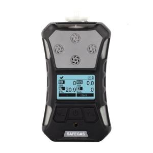 Portable 6 In 1 Gas Detector CH4, CO, CO2, H2S, NO2, O2 Pump And Diffusion Sampling