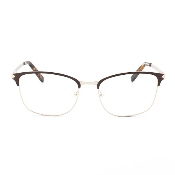54 - 16 - 140 Stainless Steel Cat Eye Reading Glasses