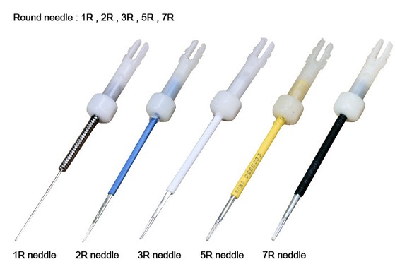 Stainless Steel Permanent Makeup Needles Safe For Mosaic Machine