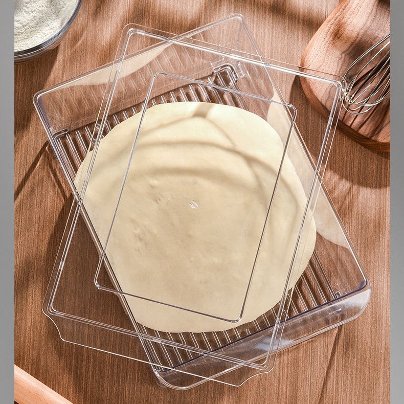 Factory Wholesale Food-Grade Sealed Dough Proofing Multi-Purpose Refrigerator Bread Storage Box for Home Kitchen