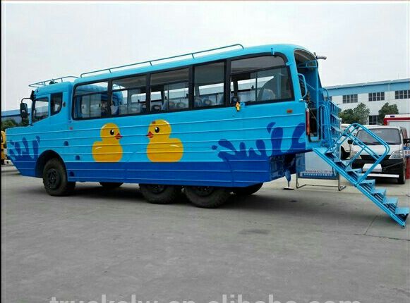 L'eau militaire et le but spécial de terre troquent la masse chargée par 5000kg amphibie du véhicule 6x6