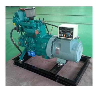 Água diesel marinha do navio do gerador 30kw do weichai pequeno de refrigeração