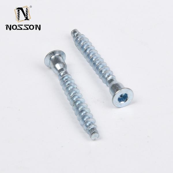 Wooden Hex Socket Flat Head Confirmative Chipboard Screws in Metric Size M1.6 M2 M2.5 M3 M4 M5 M6 M8 M10 M12 M14 M16 M20