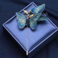 Broche papillon double légère et polyvalente, artisanat d'art naturel, dorée, motifs d'ailes personnalisés