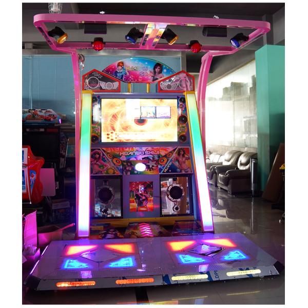 55 Inch Music Dancing Redemption Game Machine Iron Box Material