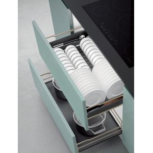 Фабрика 304SS Вытащить большие 200 мм корзины для кухонных шкафов