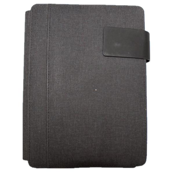 Logo Ultraportable Wireless Charger Notebook feito sob encomenda, banco dobrável Padfolio do poder