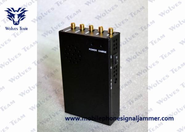 3W Portable Cell Phone Jammer 20 Meters Jamming Range Eco Friendly