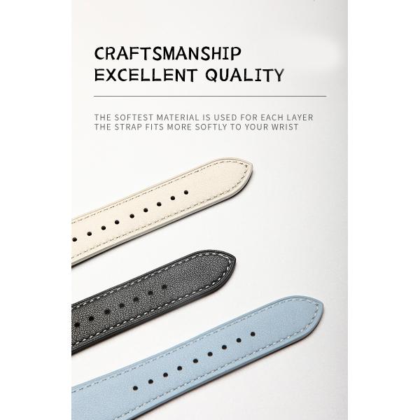 20мм кожаная лента для Samsung Galaxy Watch 4 Quick Release Настоящая кожаная лента