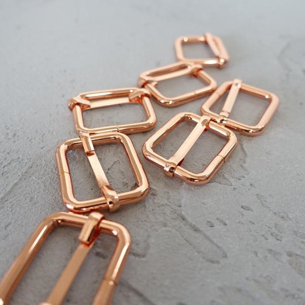 Metal Luggage Hardware Buckle Chain PVD Electro Colouring System