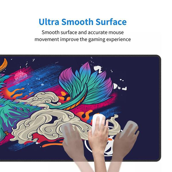 Large Size XXL XXXL Waterproof Computer Keyboard Rubber Gaming Mouse Pad with Custom Logo