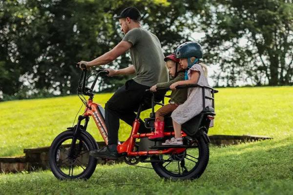All in One E-Bike Kit Convert Your Cargo Bike Fat Tire Electric Drive System Long Range Touring Fat Tire Cargo E-Bike