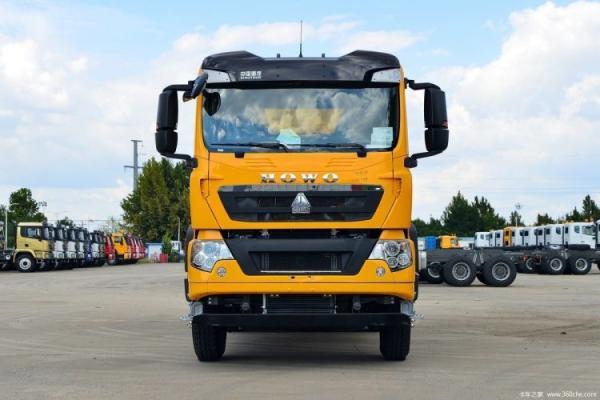 SinotruK HOWO TX 400 HP 6X4 6.3m Dump Truck 12 Forward Shift Number 2 Passengers