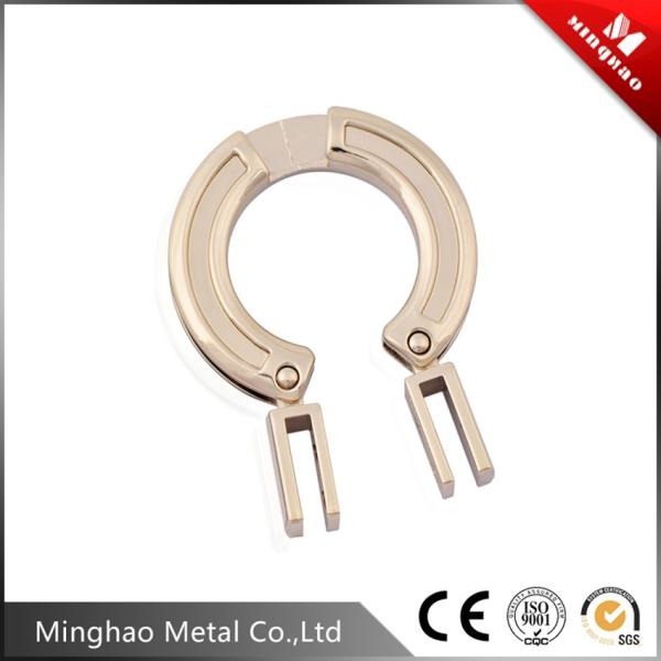 Fishion 55.05*38.48mm circular shape metal parts for bag accessries