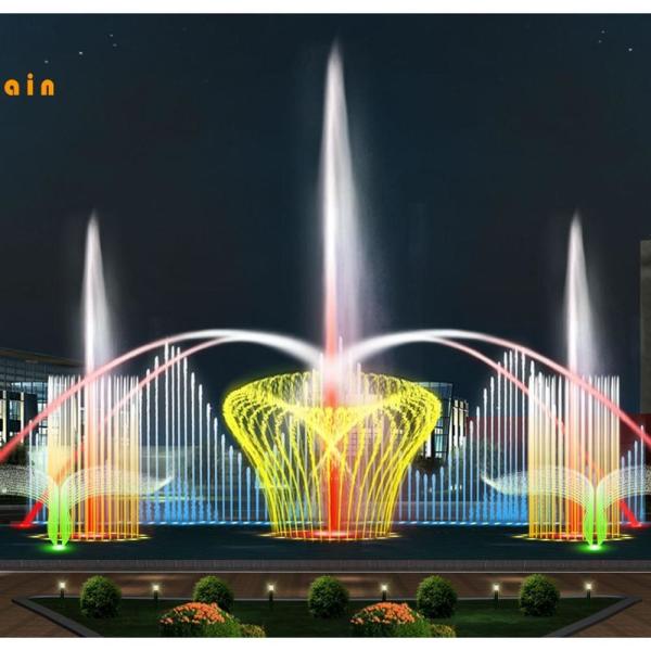 Producer custom made music water fountain
