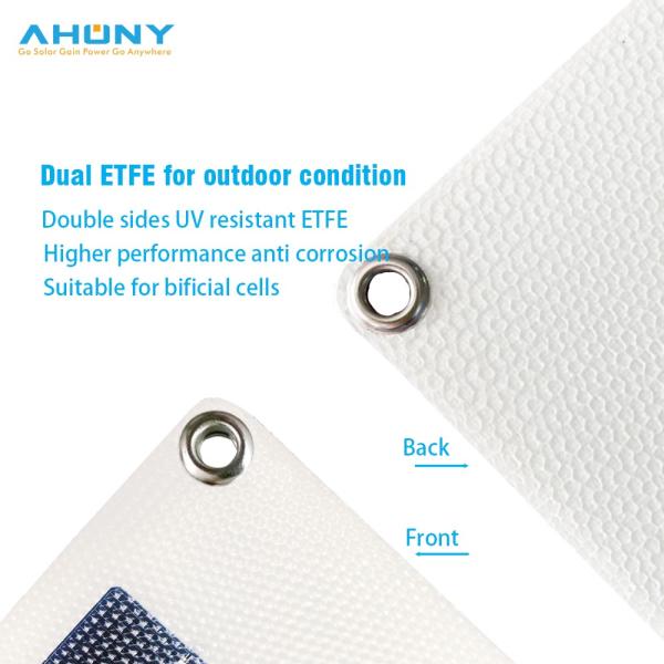 Painel solar flexível bifacial mono ETFE 110w Painel solar flexível para iate de barco