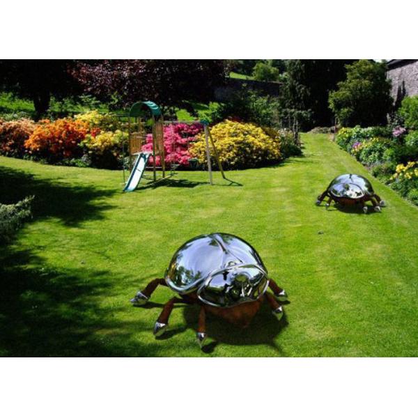 Colorful Table Decor Metal Ant Sculpture Stainless Steel Titanium Craft