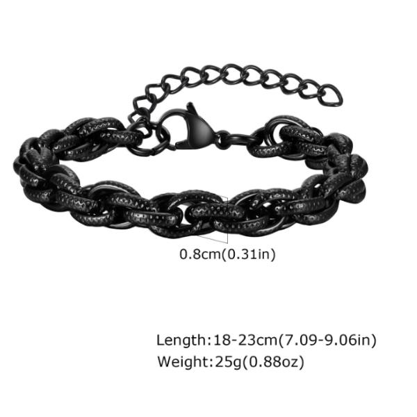 Stocked 316L Stainless Steel Bracelet for Men Classic Style Sample Making