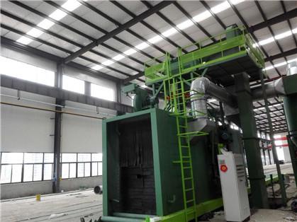Surface Continuous Treatment 700mm Industrial Shot Blaster Roller Conveyor Type
