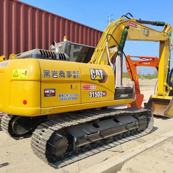 Melhor preço Qualidade superior Cat315 Tempo de trabalho reduzido Cat 315 315d 315d2gc Excavadora Lagarta Usada 15t Excavadora de tamanho médio