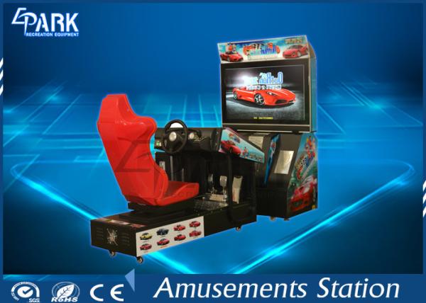 Adult Outrun Coin Operated Video Arcade Car Racing Games with 32 Inch Lcd