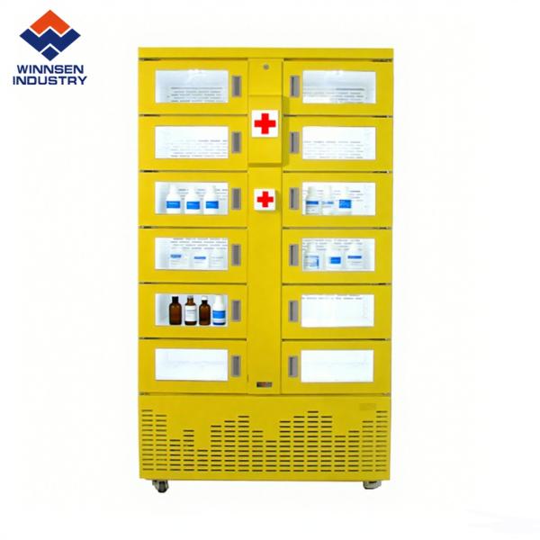Pharma And Flower Refrigerated Locker With Real Time Alerts And Double Glass Window