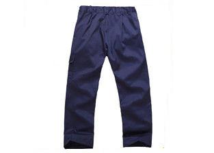 Blended Cotton Pleated Waist Industrial Work Uniforms , Long Sleeve Workwear