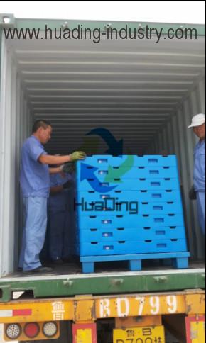 HDPE or PP solid deck hand pallet truck for sale large plastic pallet