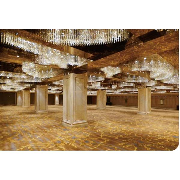 Modern Hotel Lobby Wedding Banquet Hall Special Artistic Custom Crystal Chandelier Hotel Engineering Light Chain Crystal LED Ceiling Chandelier