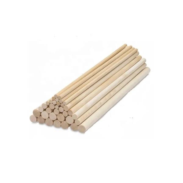 Birch Circular Pin Pine BSCI Solid Wood Stick For Home Decoration Tools