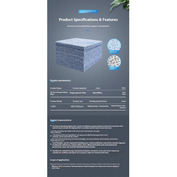 Eco-Friendly Thermal Use 30g Weight Industrial Cleaning Wipes for Kitchen Absorbent Wipes