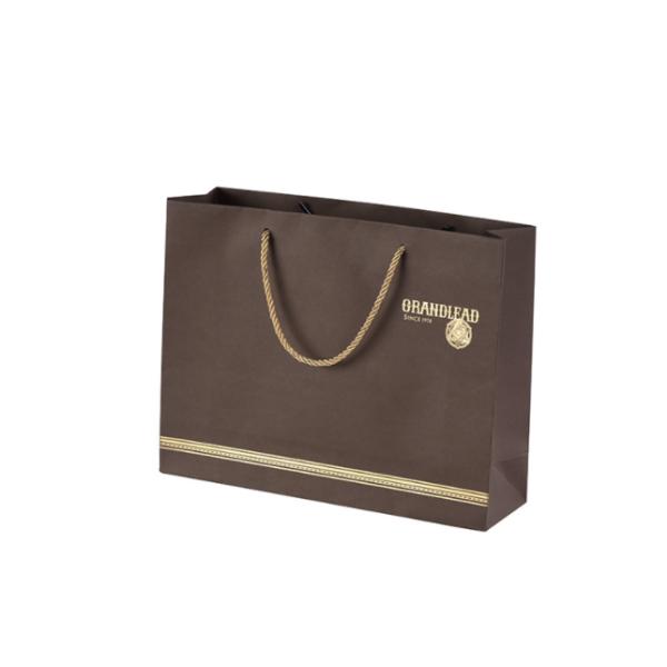 Cardboard Packaging Brown Craft Shopping Paper Bag With Handles