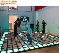Brick Dance Floor Light Interativo LED Floor 30x30cm Jogo ativo para interiores