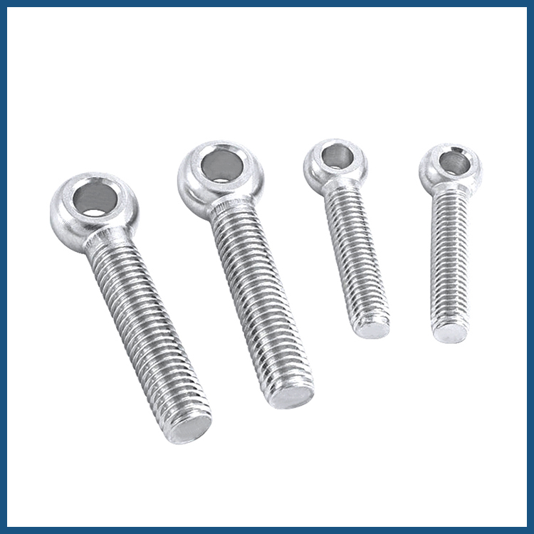 High Strength Marine Rings Round Nut Rigging 304 Stainless Steel Eye Bolt Lifting Screw