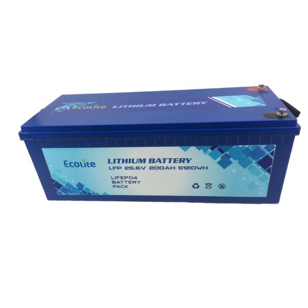25.6V 200Ah High-Capacity LiFePO4 Battery for Solar Storage and Industrial Power Systems