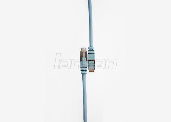O revestimento 550MHz RJ45 Cat6a de Lszh protegeu o cabo do remendo encalhou o cobre desencapado