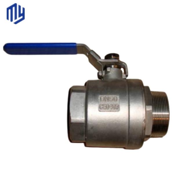 Customized 1/2 Stainless Steel Ball Valve Pn10 with 2PCS Design and PN10 Pressure Rating