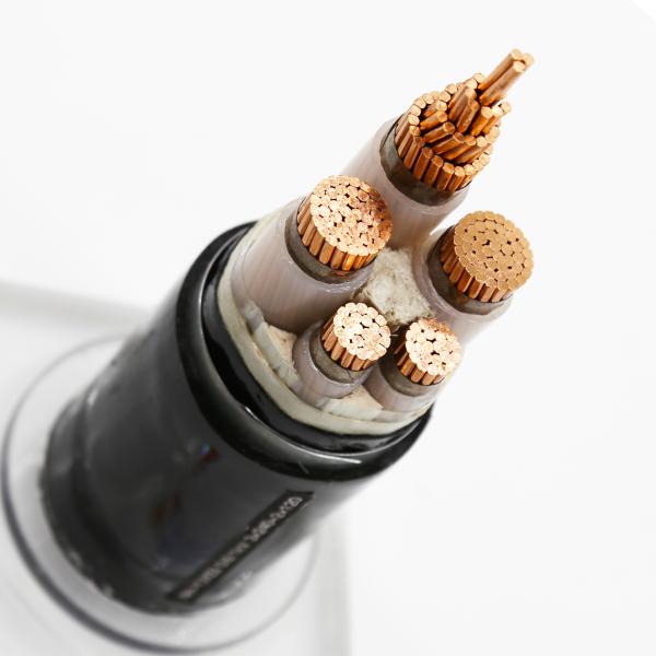 YJV XLPE Insulated PVC Sheathed Cable , Steel Tape Armoured Power Cable 4x25mm2 YJV22