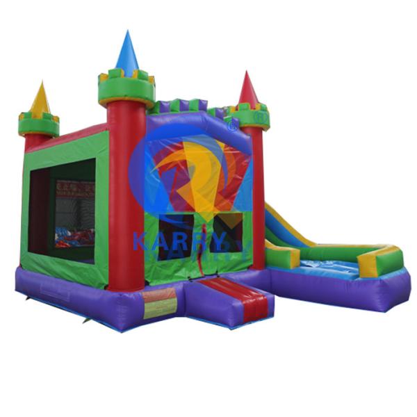 Amusement Bouncer Jumper Combo Moonwalk PVC Inflatable Bouncer with Water Slide