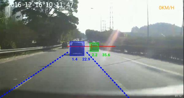 SDA FCWS Lane Keeping Assist System Passenger Collision Warning PCWS DVR