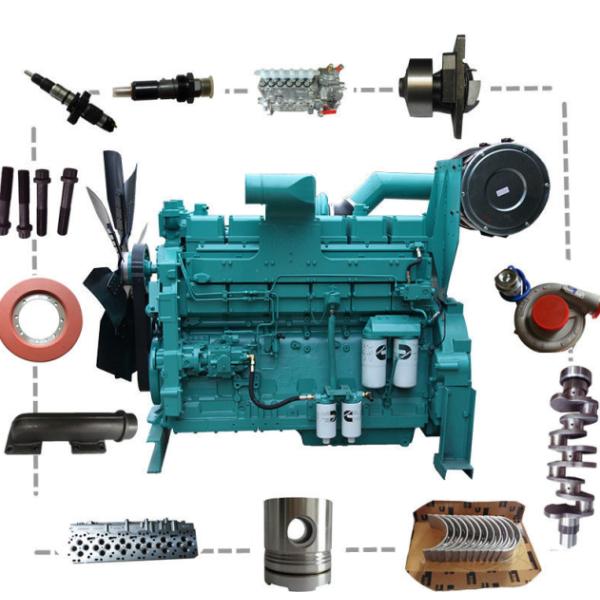 Marine Six Cylinder Diesel Engine Assembly Euro 4 QSL10 375HP