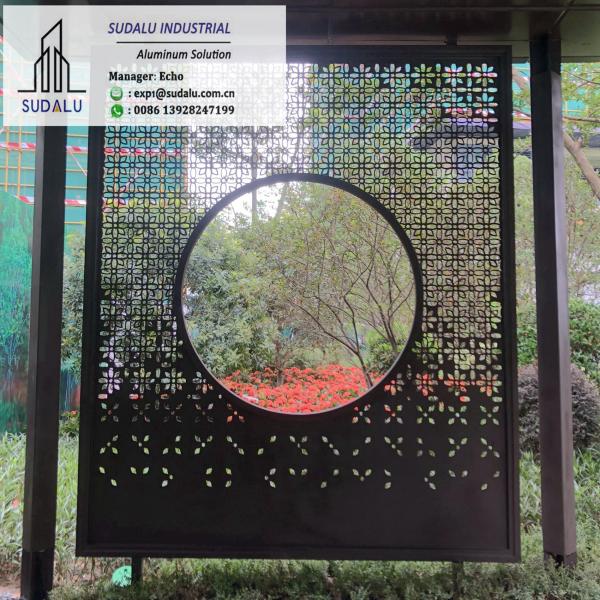 SUDALU Aluminum Laser Cutting Panel for Plaza Garden Decoration with Akzo Powder