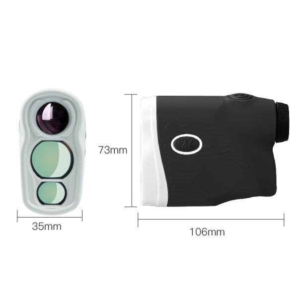 6x IPX4 6x дальномер 5m до 1200m 101*40*77mm 1000 дворов