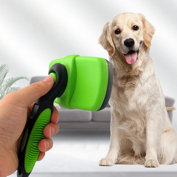 Pet Grooming Tool Cleaning Reusable Shedding Soft Slicker Dog Cat Hair Brush Suitable