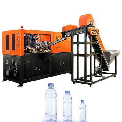 2 Cavities Extrusion PET Bottle Blow Molding Machine 200ML Plastic Color Beverage